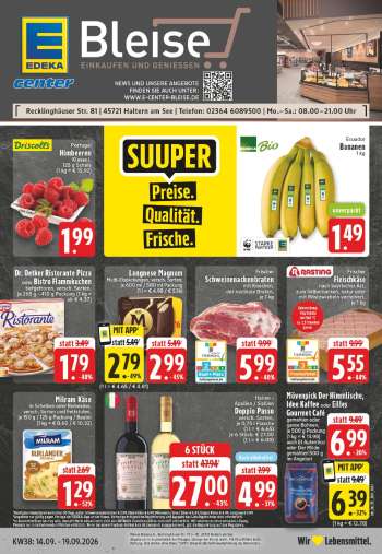 Prospekte Edeka - 14.09.2026 - 19.09.2026.