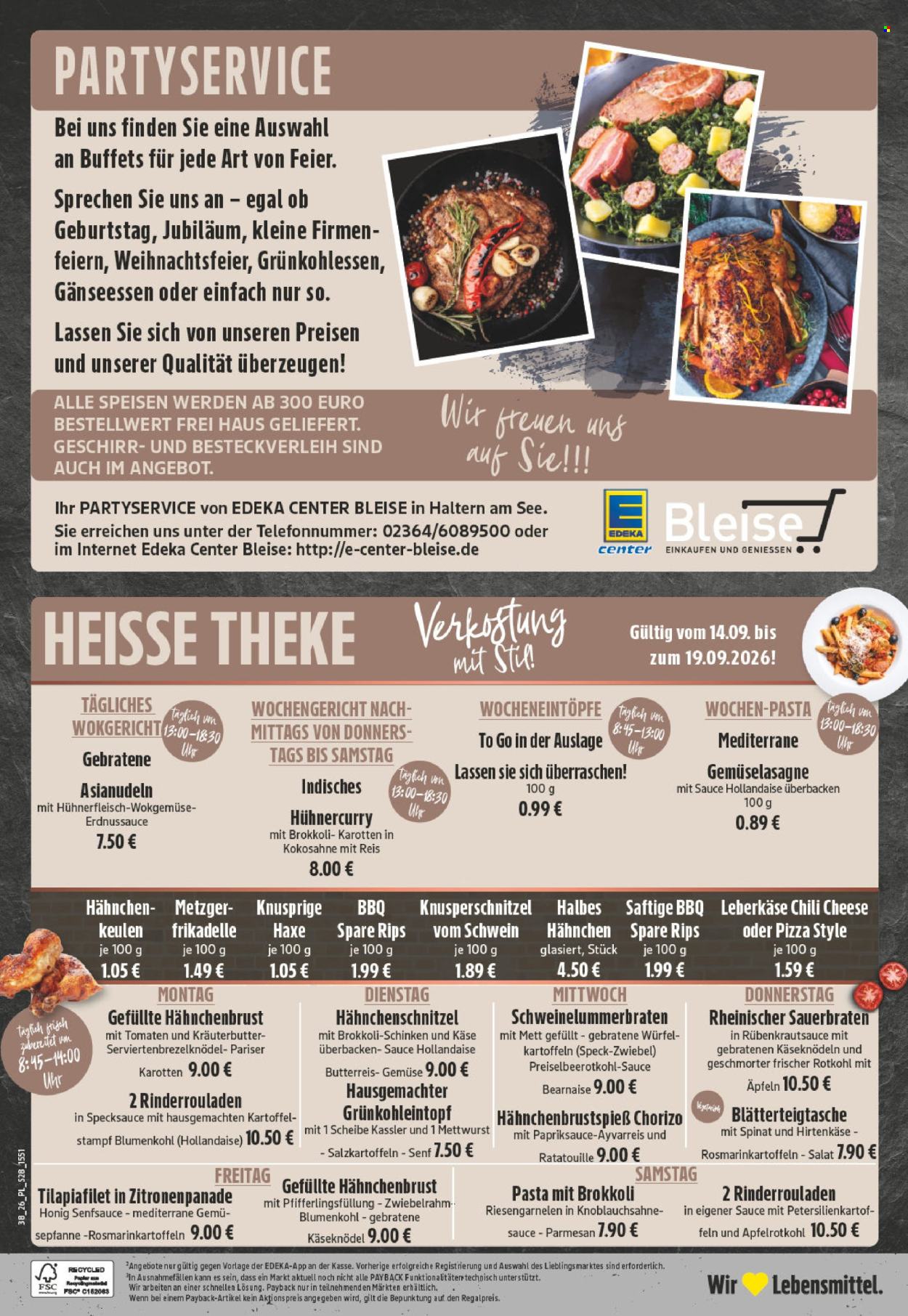 Edeka Prospekte  - 14.09.2026 - 19.09.2026. Seite 32