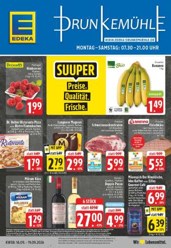 Prospekte Edeka - 14.09.2026 - 19.09.2026.