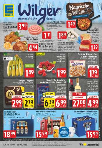 Prospekte Edeka - 14.09.2026 - 19.09.2026.