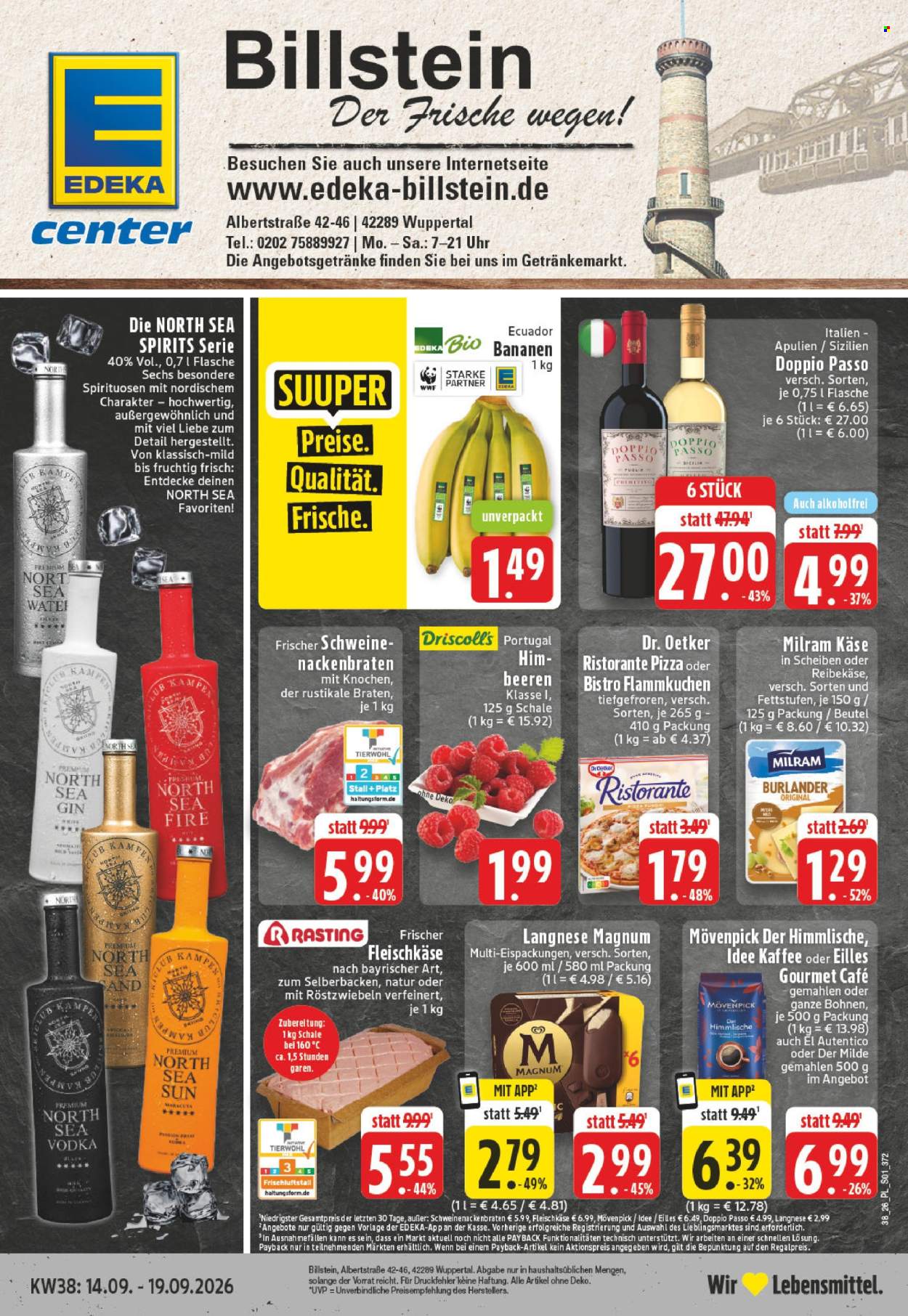 Edeka Prospekte  - 14.09.2026 - 19.09.2026. Seite 1
