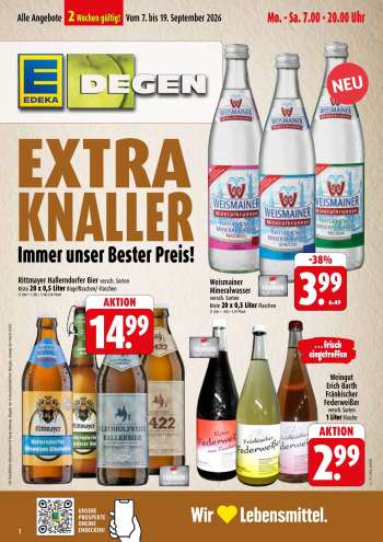 Prospekte Edeka - 14.09.2026 - 19.09.2026.