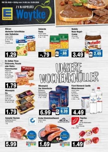 Prospekte Edeka - 14.09.2026 - 19.09.2026.