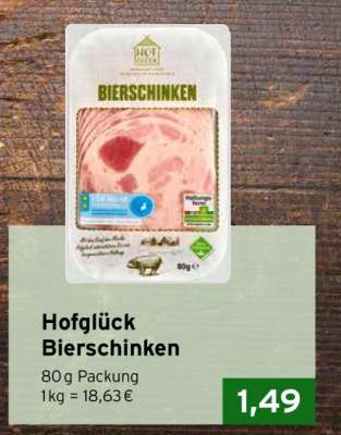 Hofglück Bierschinken