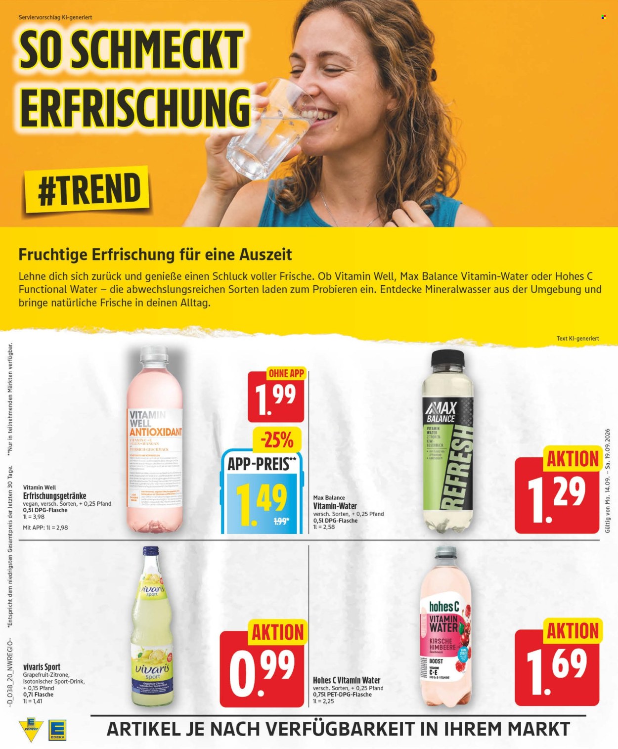 Edeka Prospekte  - 14.09.2026 - 19.09.2026. Seite 19