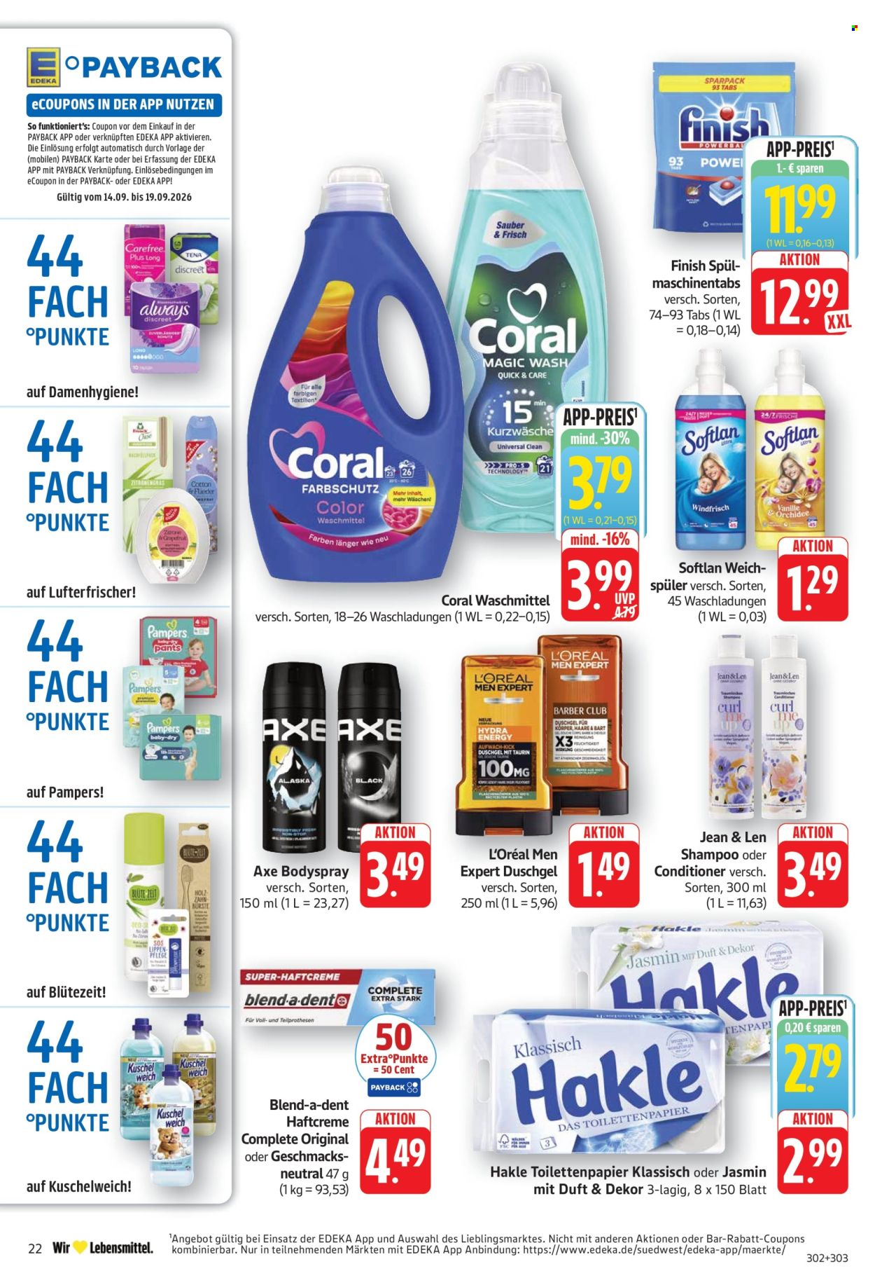 E center Prospekte  - 14.09.2026 - 19.09.2026. Seite 22