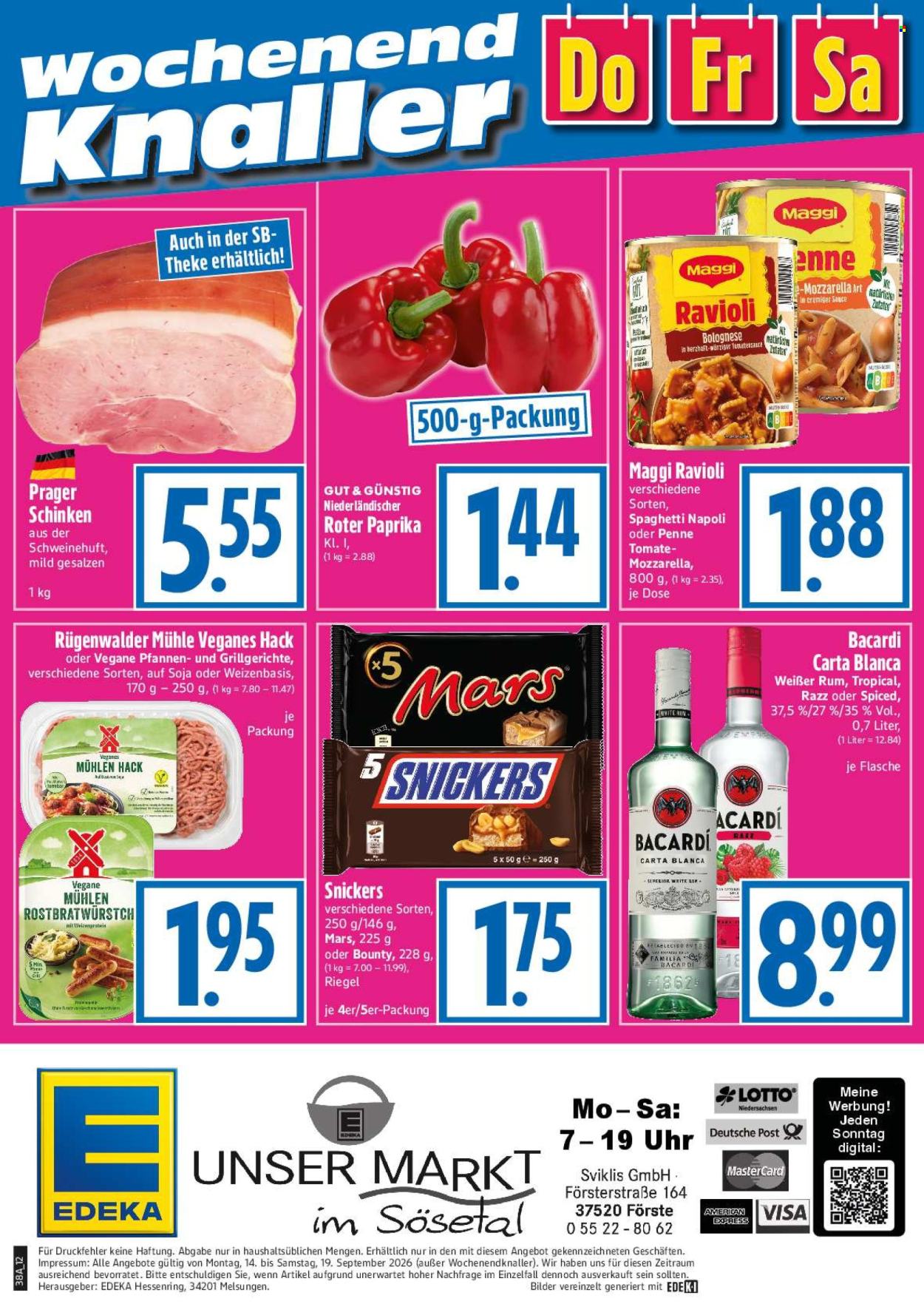 Edeka Prospekte  - 14.09.2026 - 19.09.2026. Seite 12