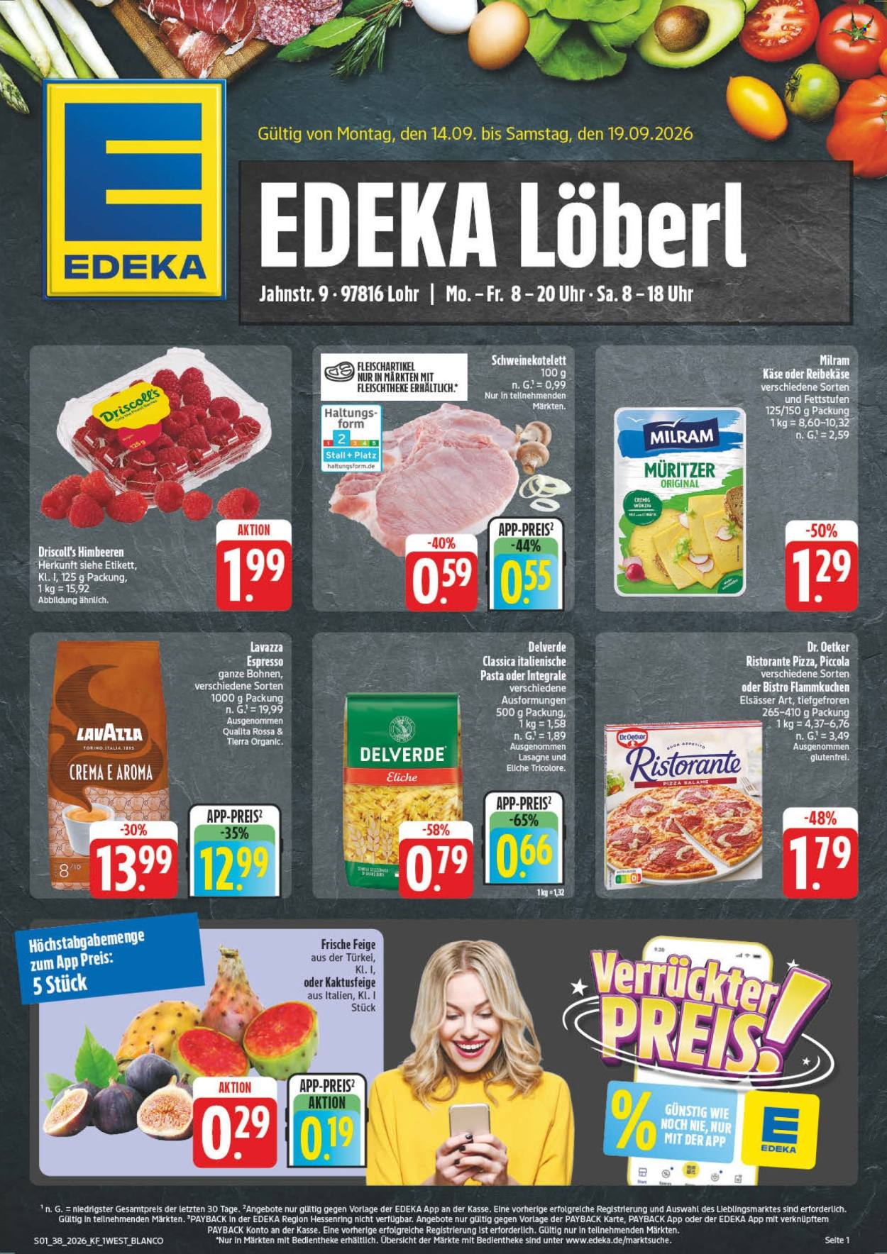 Edeka Prospekte  - 14.09.2026 - 19.09.2026. Seite 1