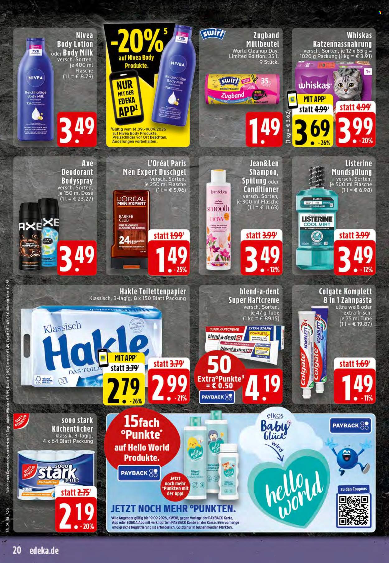 Edeka Prospekte  - 14.09.2026 - 19.09.2026. Seite 20