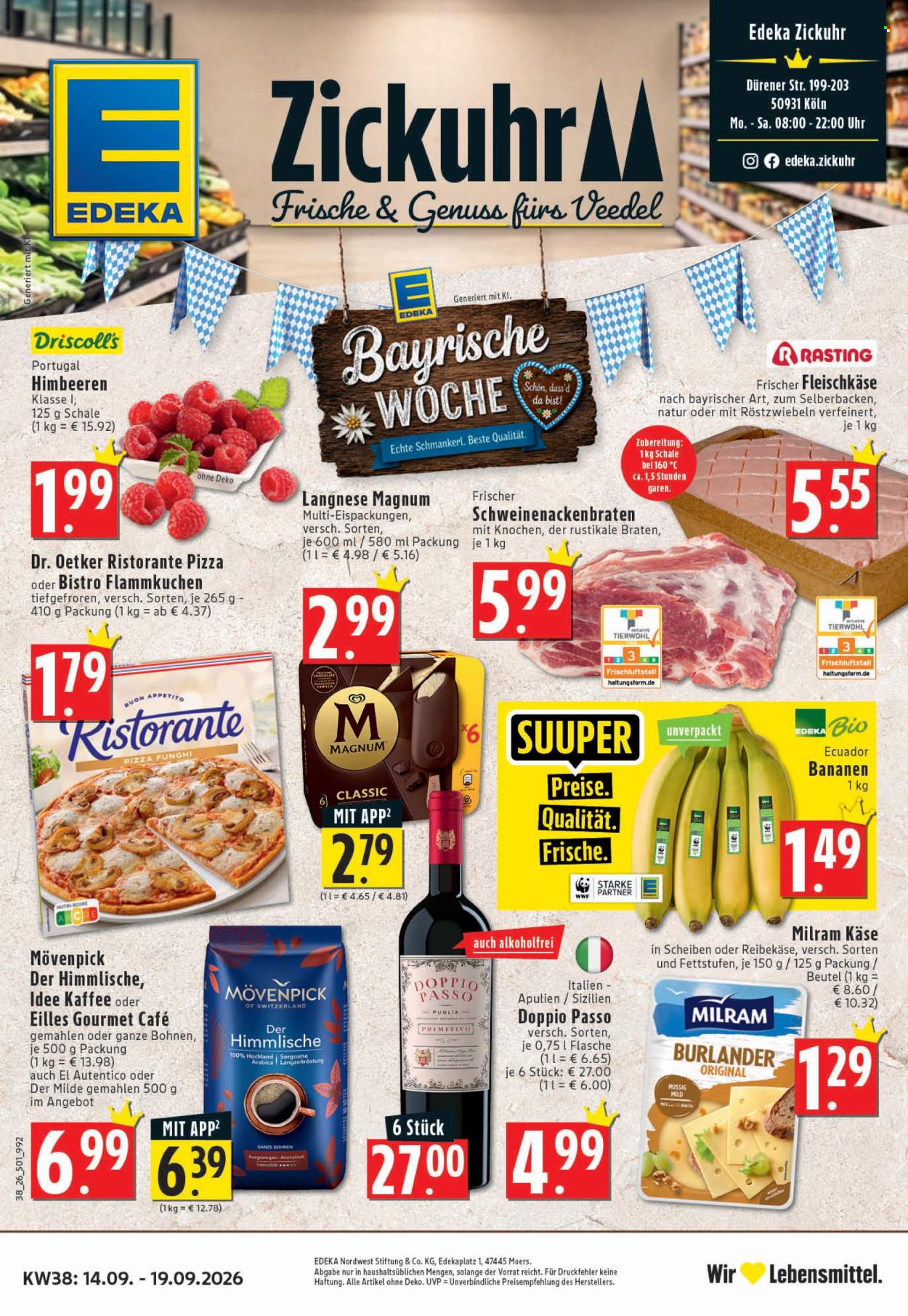 Edeka Prospekte  - 14.09.2026 - 19.09.2026. Seite 1