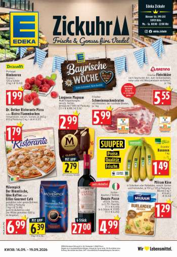 Prospekte Edeka - 14.09.2026 - 19.09.2026.