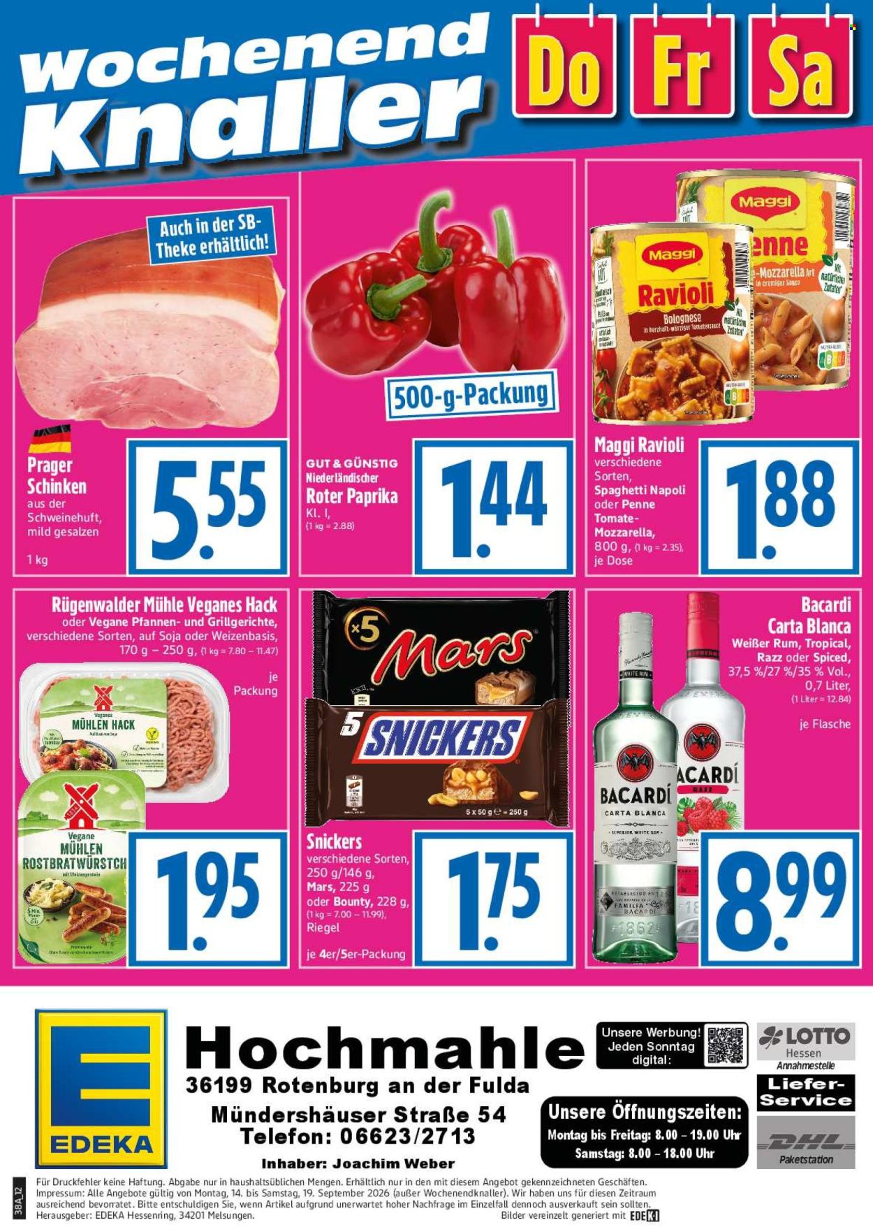 Edeka Prospekte  - 14.09.2026 - 19.09.2026. Seite 12