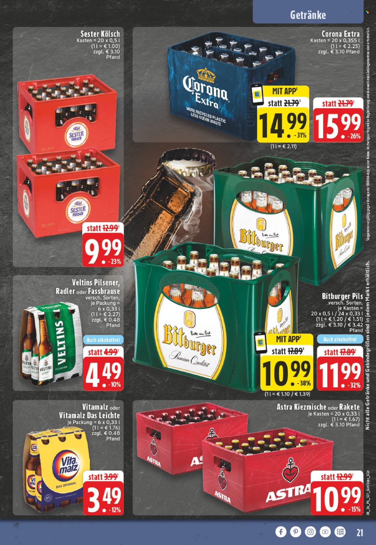 Edeka Prospekte  - 14.09.2026 - 19.09.2026. Seite 21