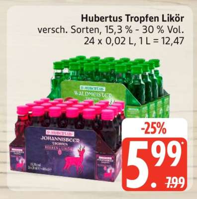 Hubertus Tropfen Likör