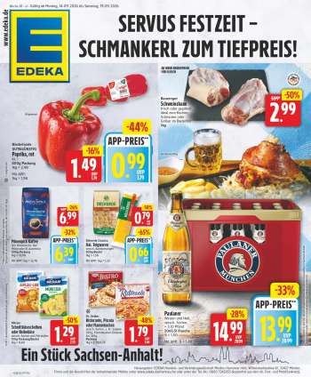 Prospekte Edeka - 14.09.2026 - 19.09.2026.