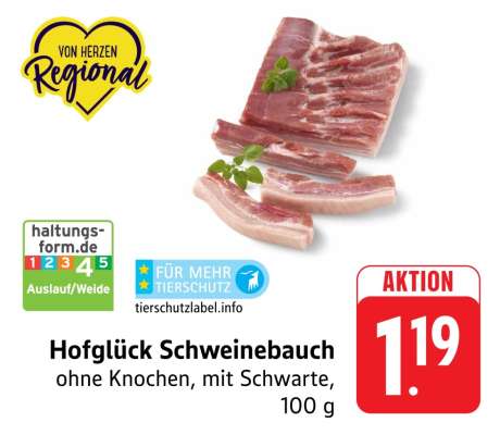 Hofglück Schweinebauch
