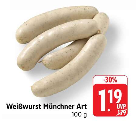Weißwurst Münchner Art