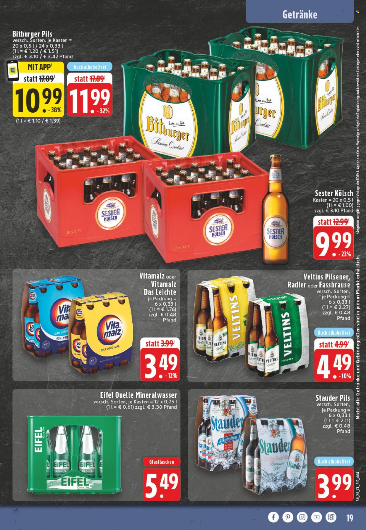 Edeka Prospekte  - 14.09.2026 - 19.09.2026. Seite 19