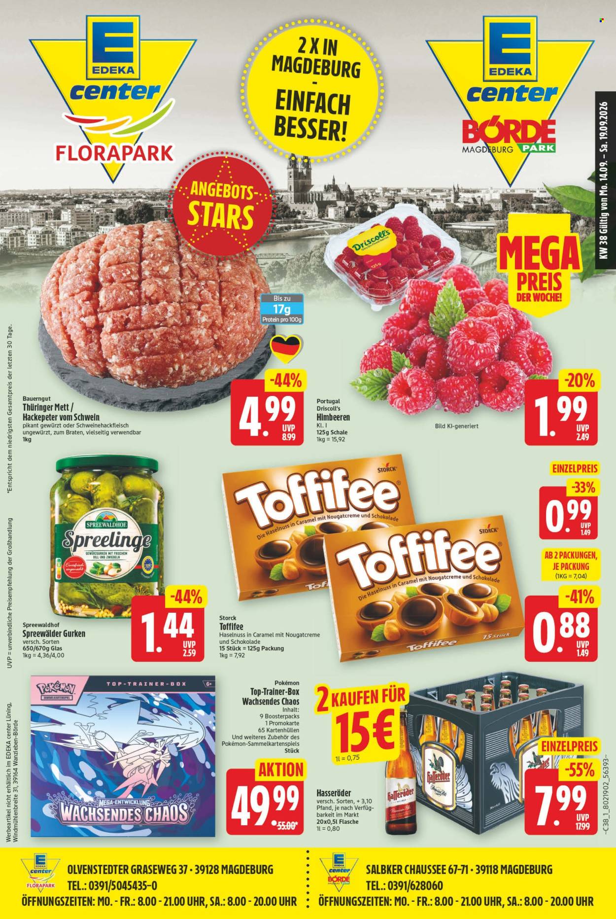 E center Prospekte  - 14.09.2026 - 19.09.2026. Seite 1