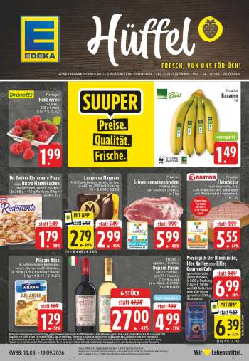 Prospekte Edeka - 14.09.2026 - 19.09.2026.