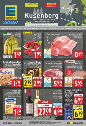 Prospekte Edeka - 14.09.2026 - 19.09.2026.