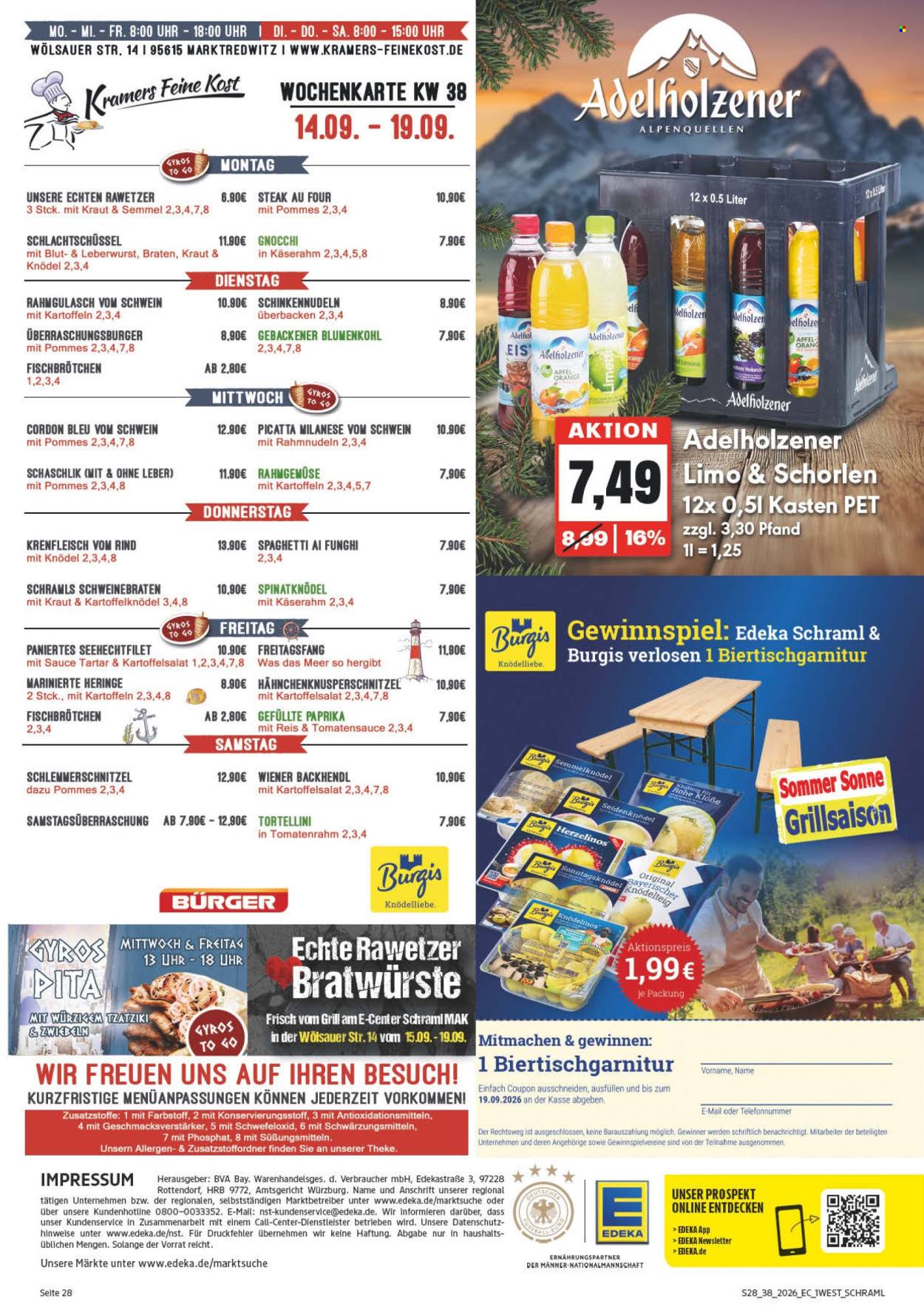 Edeka Prospekte  - 14.09.2026 - 19.09.2026. Seite 2