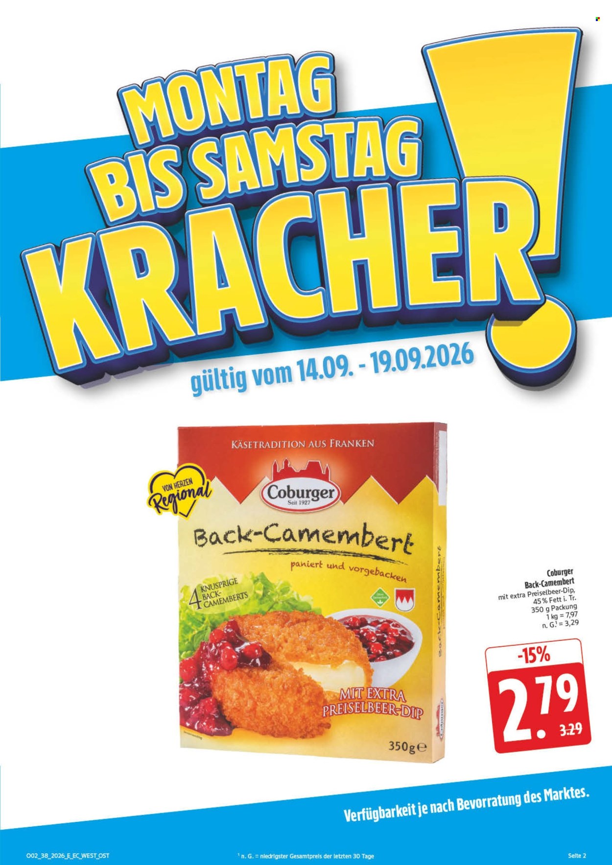 Edeka Prospekte  - 14.09.2026 - 19.09.2026. Seite 7