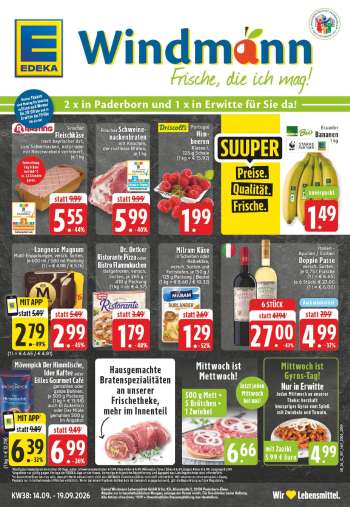 Prospekte Edeka - 14.09.2026 - 19.09.2026.