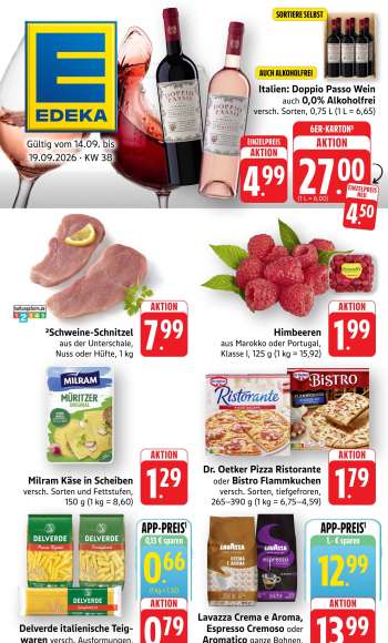 Prospekte Edeka - 14.09.2026 - 19.09.2026.