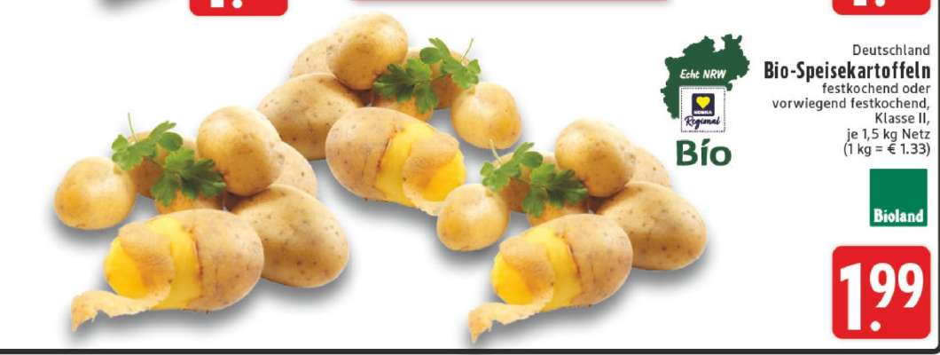 Bio-Speisekartoffeln