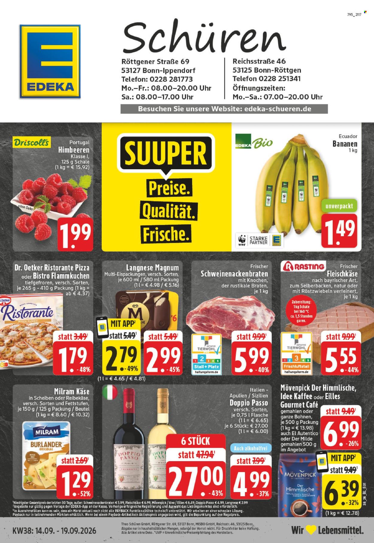 Edeka Prospekte  - 14.09.2026 - 19.09.2026. Seite 1