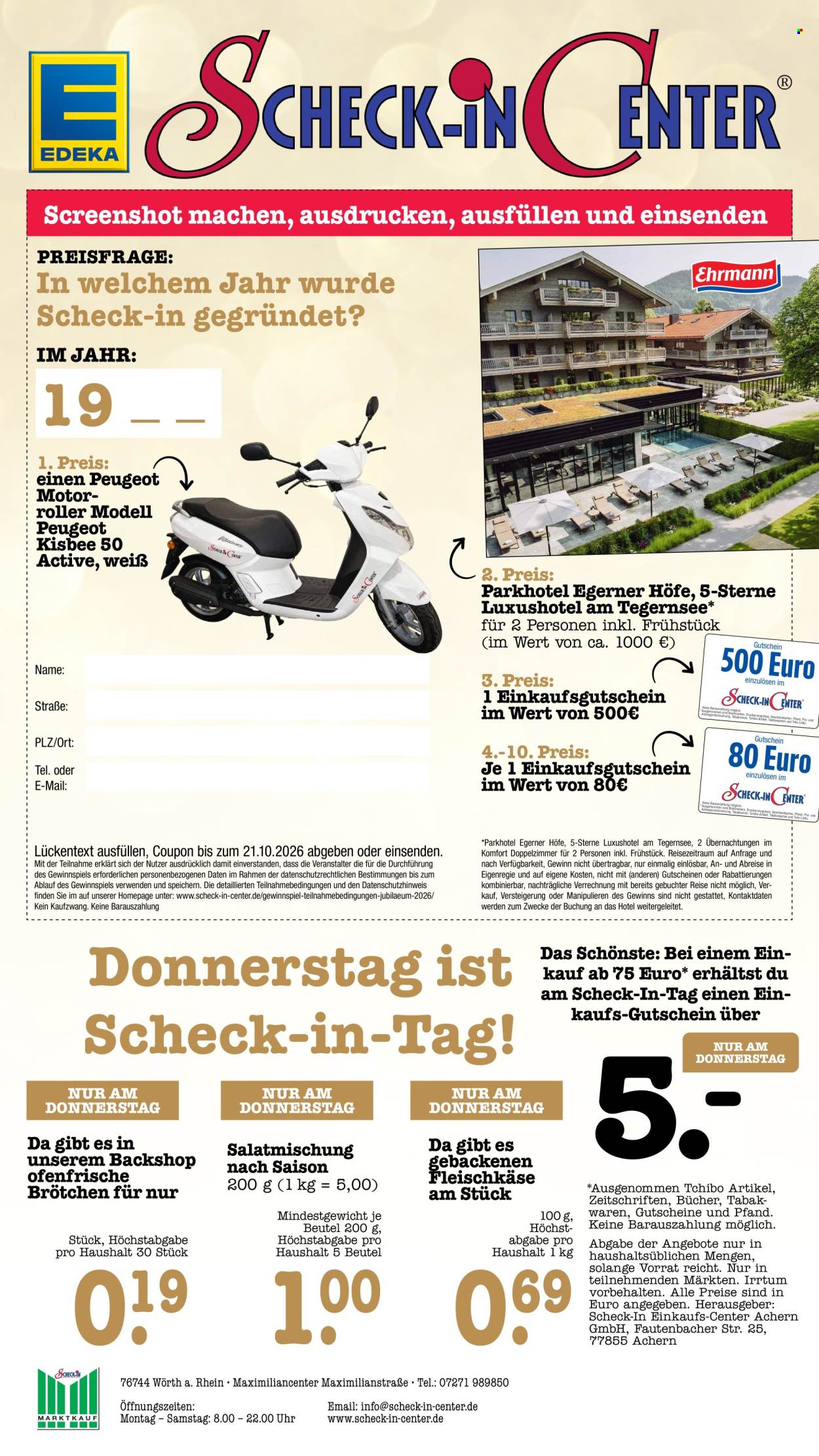 Scheck-in Prospekte  - 14.09.2026 - 19.09.2026. Seite 67