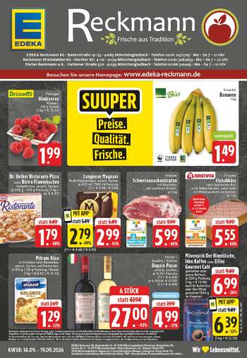 Prospekte Edeka - 14.09.2026 - 19.09.2026.