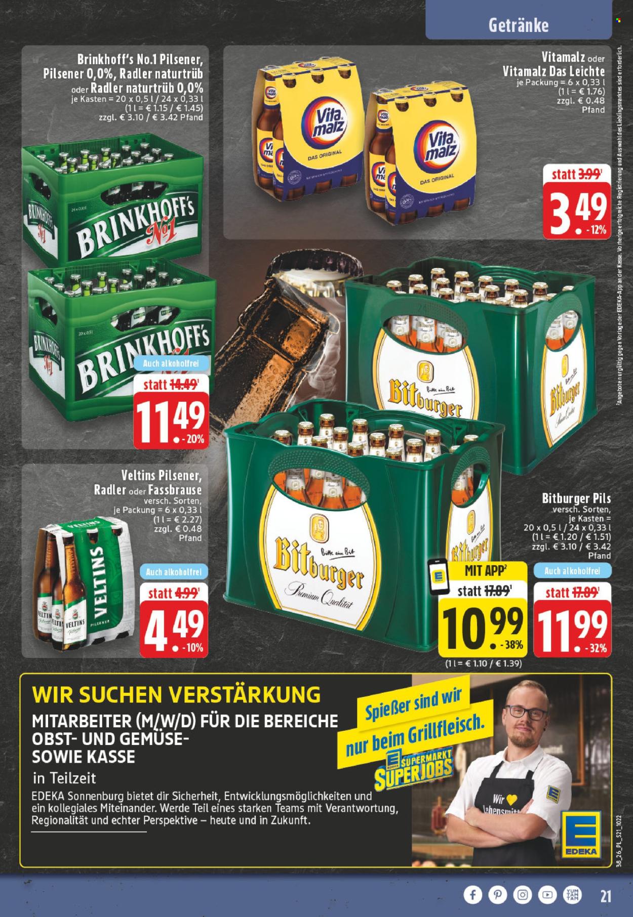 E center Prospekte  - 14.09.2026 - 19.09.2026. Seite 21