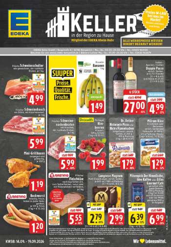 Prospekte Edeka - 14.09.2026 - 19.09.2026.