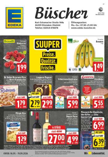 Prospekte Edeka - 14.09.2026 - 19.09.2026.