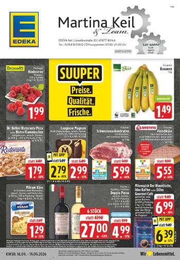 Prospekte Edeka - 14.09.2026 - 19.09.2026.
