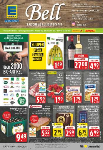 Prospekte E center - 14.09.2026 - 19.09.2026.