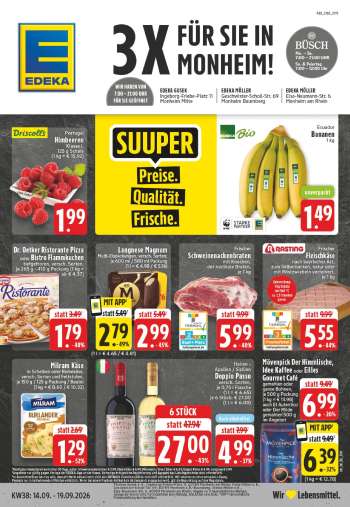 Prospekte Edeka - 14.09.2026 - 19.09.2026.