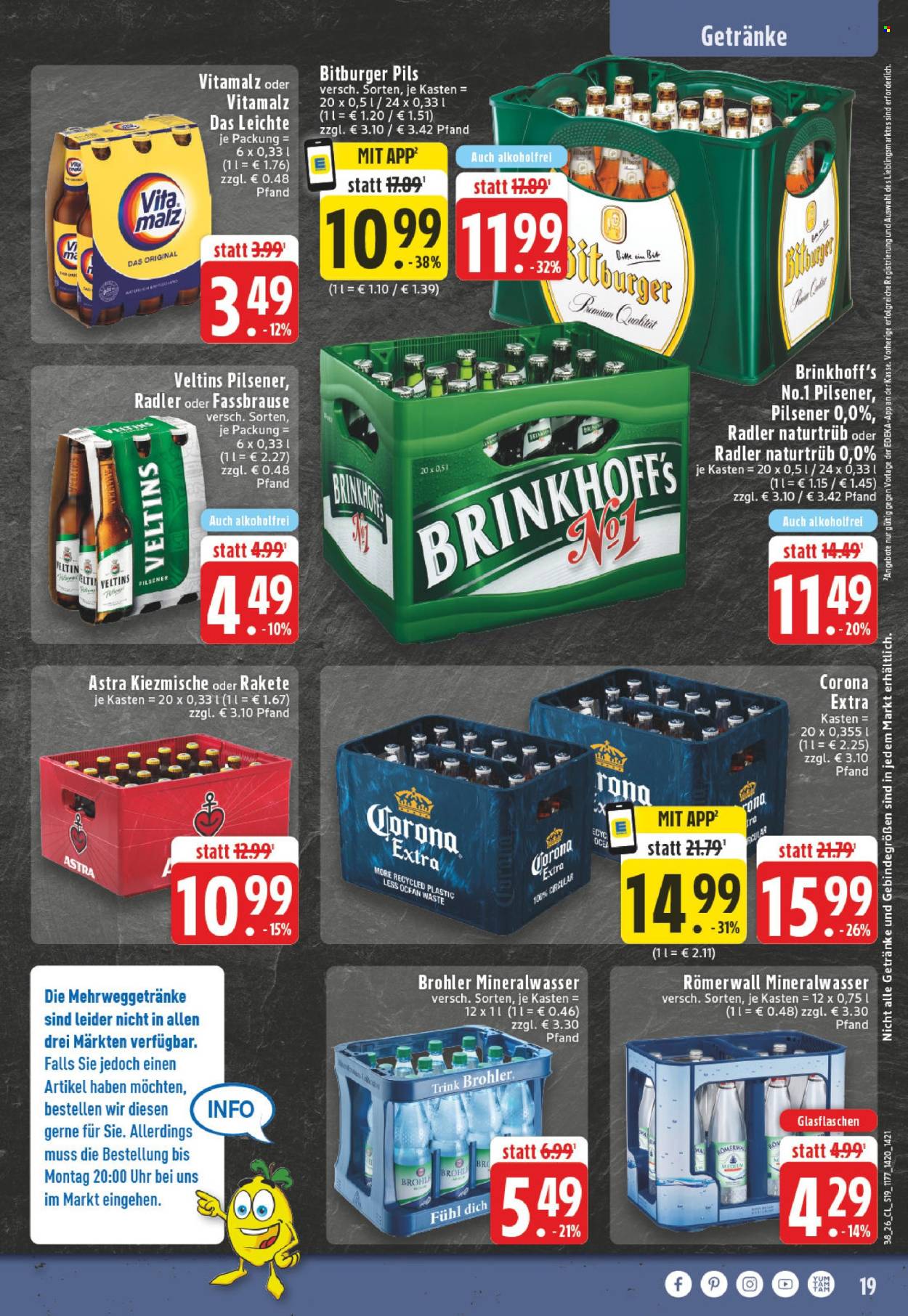 Edeka Prospekte  - 14.09.2026 - 19.09.2026. Seite 19