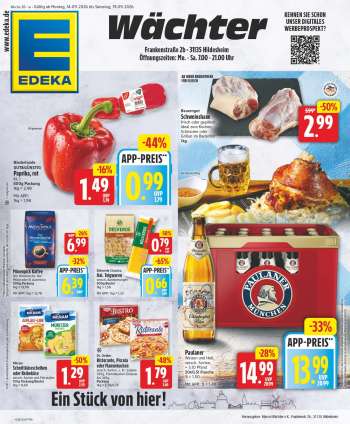 Prospekte Edeka - 14.09.2026 - 19.09.2026.