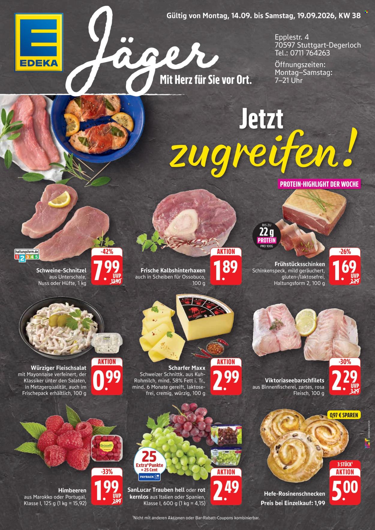 Edeka Prospekte  - 14.09.2026 - 19.09.2026. Seite 1
