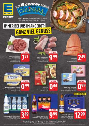 Prospekte E center - 14.09.2026 - 19.09.2026.