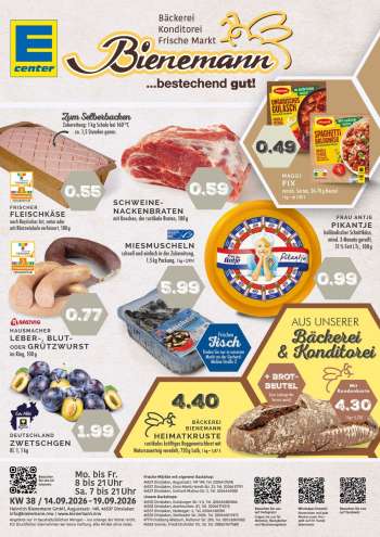 Prospekte E center - 14.09.2026 - 19.09.2026.