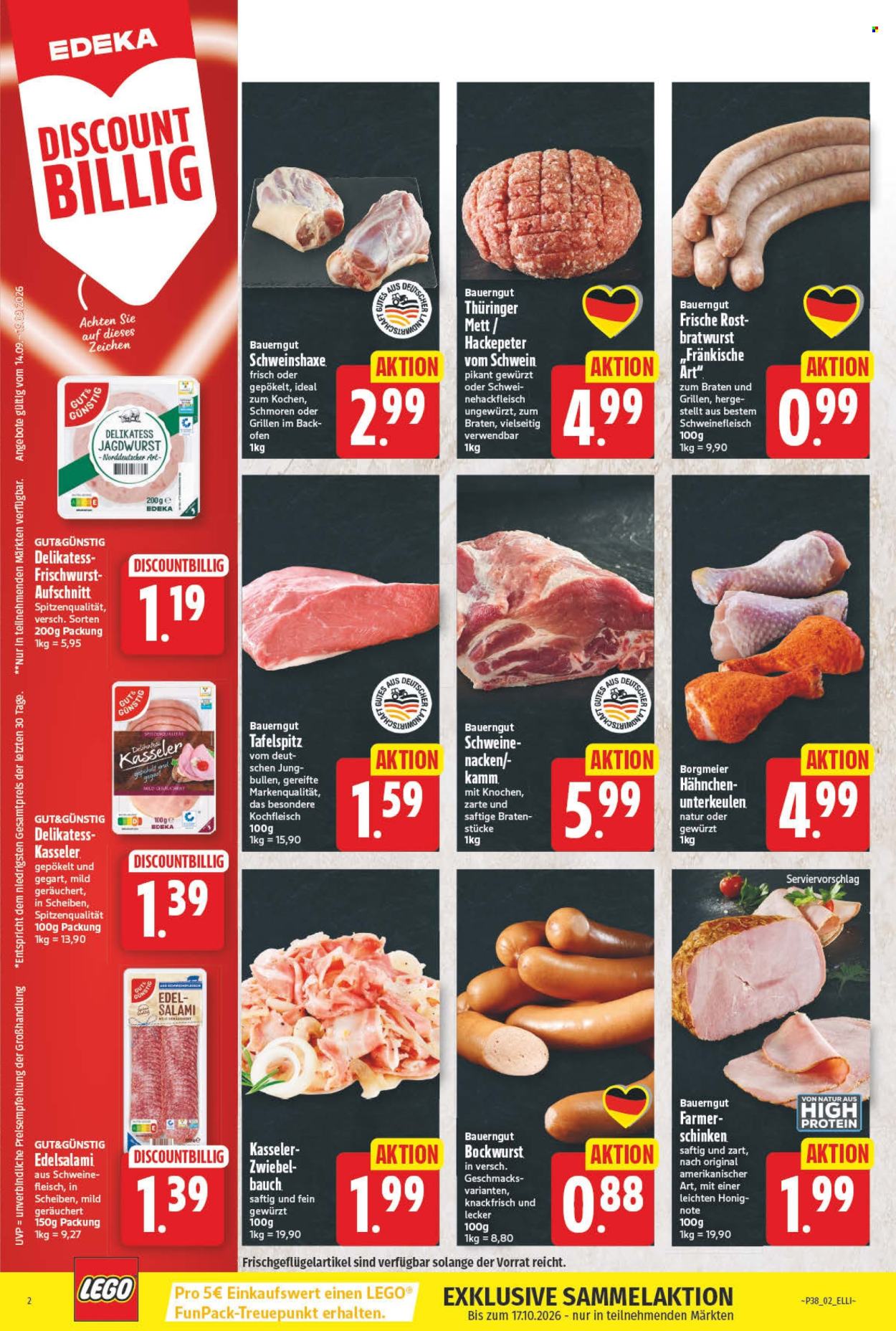 Edeka Prospekte  - 14.09.2026 - 19.09.2026. Seite 2