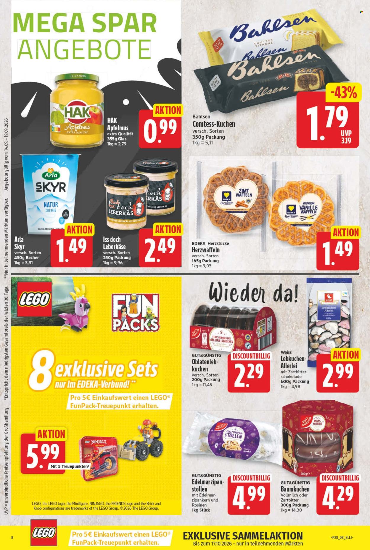 Edeka Prospekte  - 14.09.2026 - 19.09.2026. Seite 8