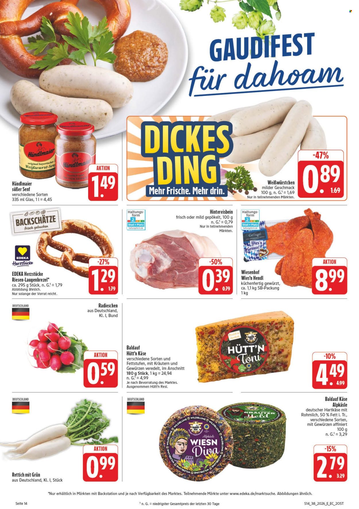 Edeka Prospekte  - 14.09.2026 - 19.09.2026. Seite 20