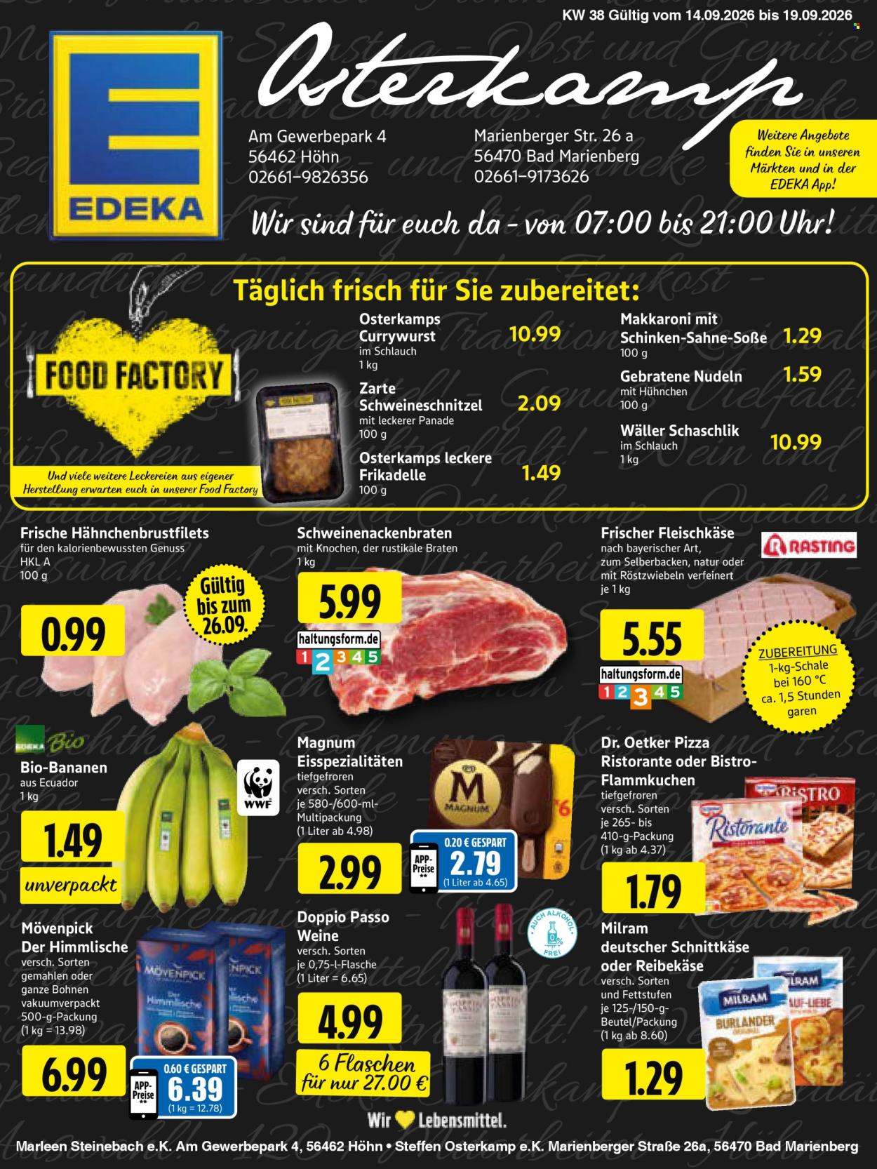 Edeka Prospekte  - 14.09.2026 - 19.09.2026. Seite 1