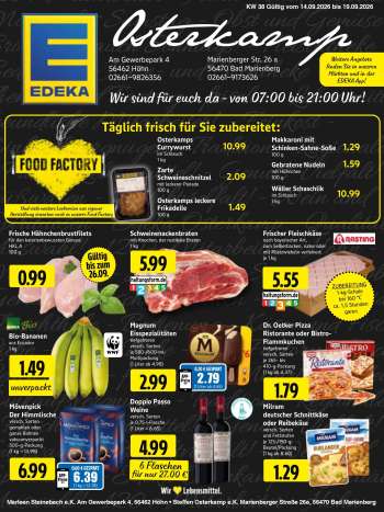 Prospekte Edeka - 14.09.2026 - 19.09.2026.