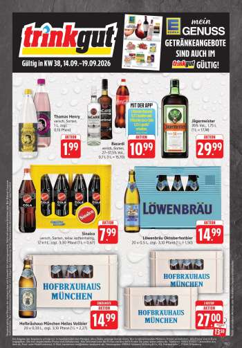 Prospekte Edeka - 14.09.2026 - 19.09.2026.